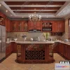 1373295 - Kitchen 3D Interior Scene Model - European Style - 022 3D Max
