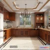 1373363 - Kitchen 3D Interior Scene Model - European Style - 023 3D Max
