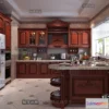 1373557 - Kitchen 3D Interior Scene Model - European Style - 026 3D Max
