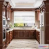 1374481 - Kitchen 3D Interior Scene Model - European Style - 040 3D Max