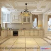 1374615 - Kitchen 3D Interior Scene Model - European Style - 042 3D Max