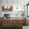 1377113 - Kitchen 3D Interior Scene - Japanese Style - 008 3D Max