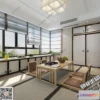1377438 - Kitchen 3D Interior Scene - Japanese Style - 013 3D Max