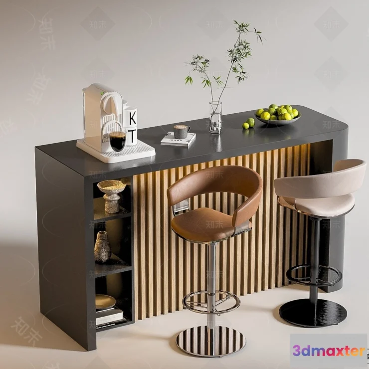 1381699 - Kitchen - 3D Models - 3D Interior Scenes - 016 3D Max