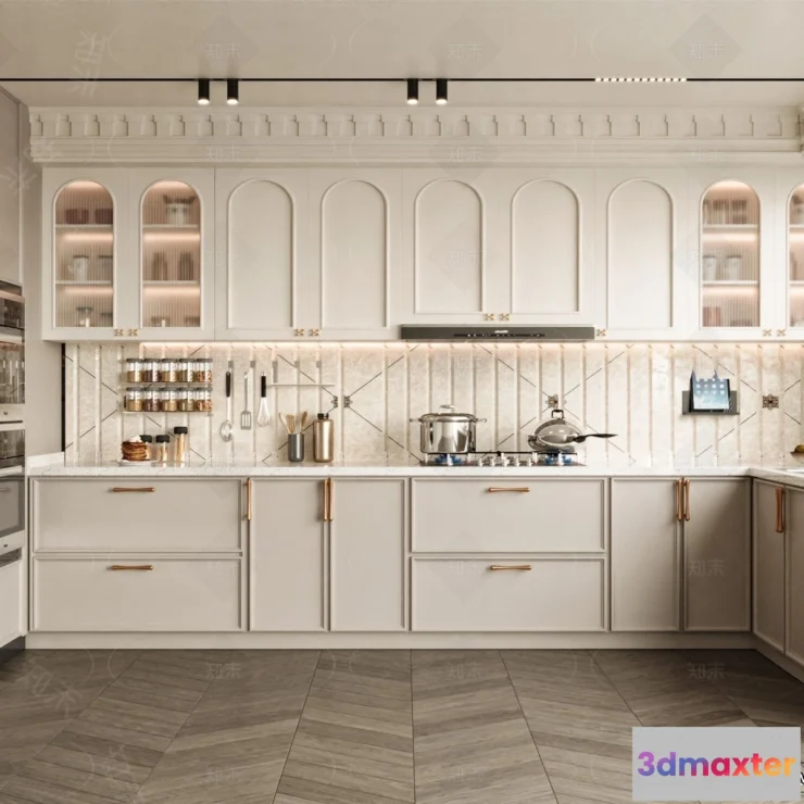 1383613 - Kitchen - 3D Models - 3D Interior Scenes - 045 3D Max