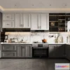 1383807 - Kitchen - 3D Interior Scene - French Style - 007 3D Max