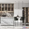 1383922 - Kitchen - Modern Style Interior 3D Scenes - 020 3D Max