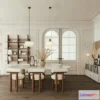1383945 - Kitchen - 3D Interior Scene - French Style - 009 3D Max