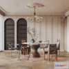 1384405 - Kitchen - 3D Interior Scene - French Style - 016 3D Max