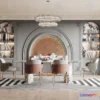 1384585 - Kitchen - 3D Interior Scene - French Style - 019 3D Max
