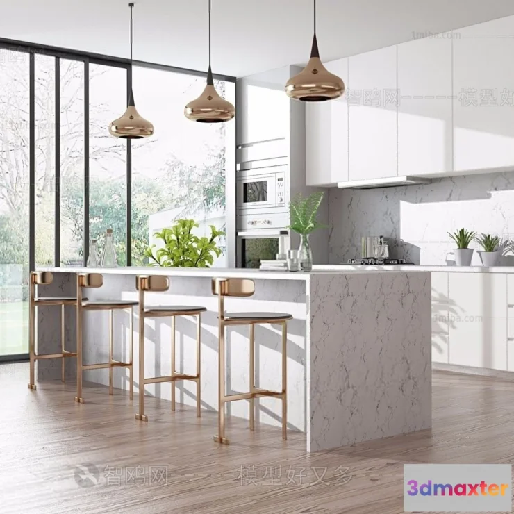 1384921 - Kitchen - 3D Models - 3D Interior Scenes - 065 3D Max