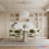 1384969 - Kitchen - 3D Interior Scene - French Style - 025 3D Max