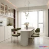 1385295 - Kitchen - 3D Interior Scene - French Style - 030 3D Max