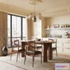 1385422 - Kitchen - 3D Interior Scene - French Style - 032 3D Max
