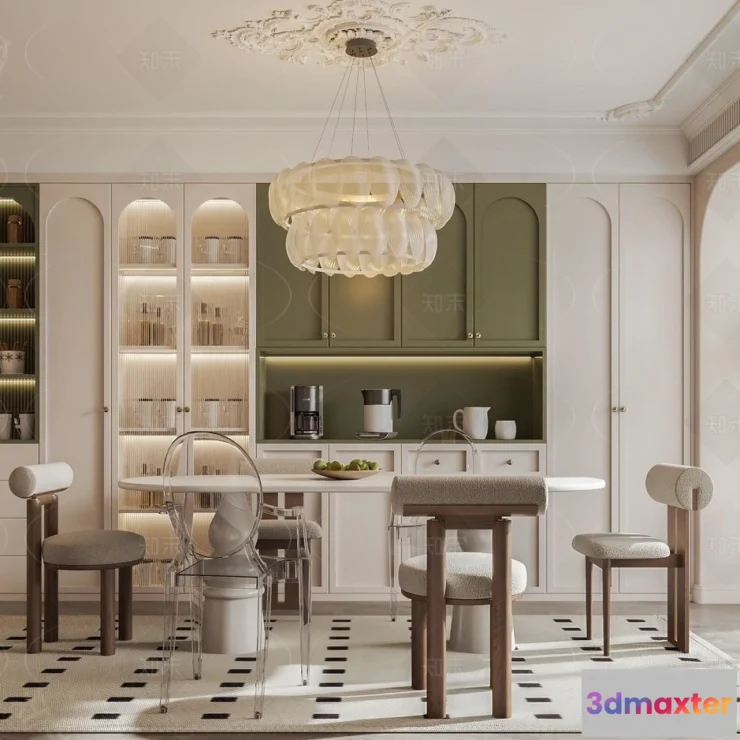 1385780 - Kitchen - 3D Models - 3D Interior Scenes - 078 3D Max