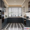 1385875 - Kitchen - 3D Interior Scene - French Style - 039 3D Max