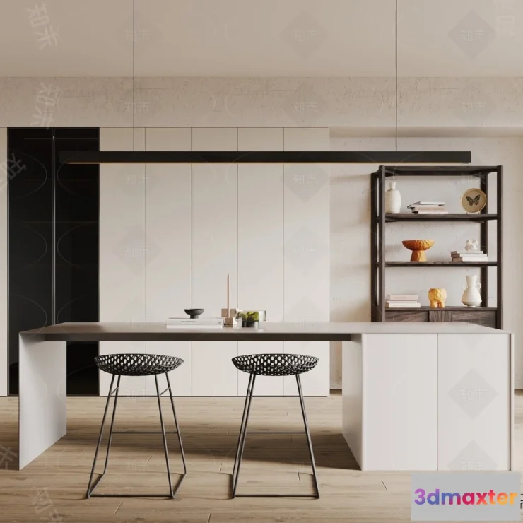 1386022 - Kitchen - 3D Models - 3D Interior Scenes - 082 3D Max