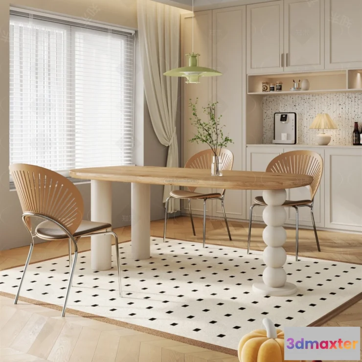 1386397 - Kitchen - 3D Interior Scene - French Style - 047 3D Max