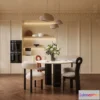 1386465 - Kitchen - 3D Interior Scene - French Style - 048 3D Max