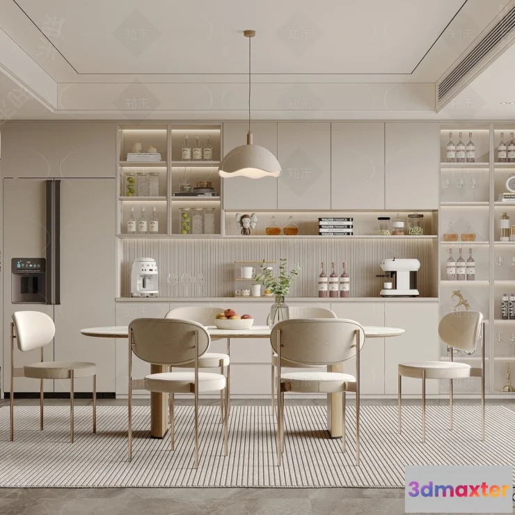 1386477 - Kitchen - 3D Models - 3D Interior Scenes - 089 3D Max