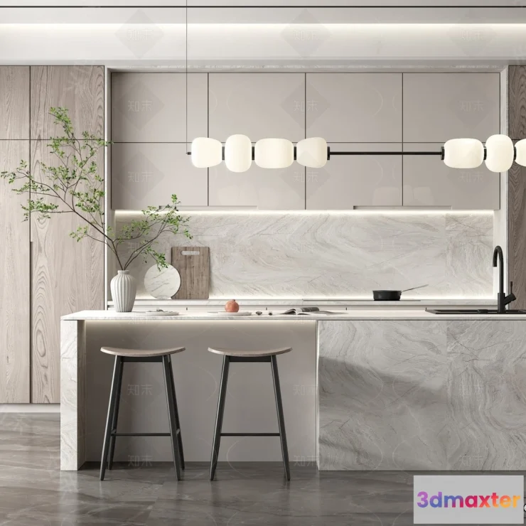 1386747 - Kitchen - 3D Models - 3D Interior Scenes - 093 3D Max