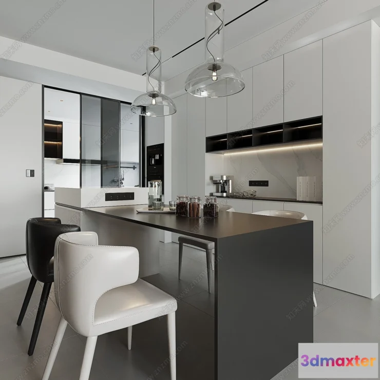 1386821 - Kitchen - 3D Models - 3D Interior Scenes - 094 3D Max