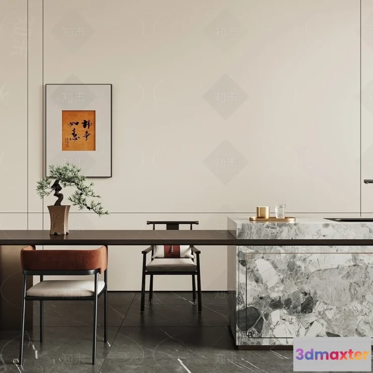 1387032 - Kitchen - 3D Models - 3D Interior Scenes - 097 3D Max