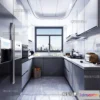 1387082 - Kitchen 3D Interior Scene - 3D Models - 003 3D Max