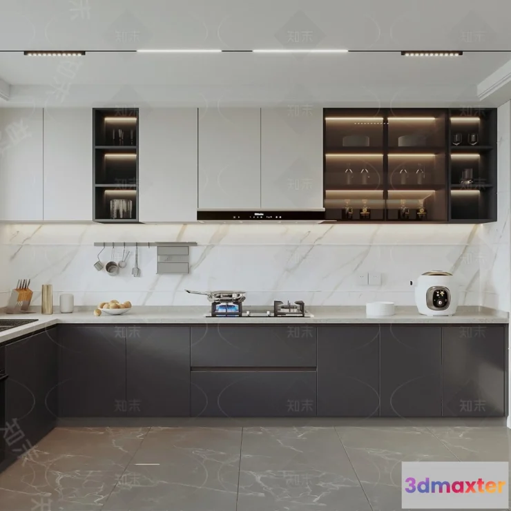 1387307 - Kitchen - 3D Models - 3D Interior Scenes - 101 3D Max