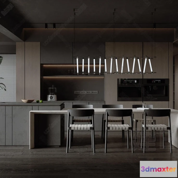 1387433 - Kitchen - 3D Models - 3D Interior Scenes - 103 3D Max