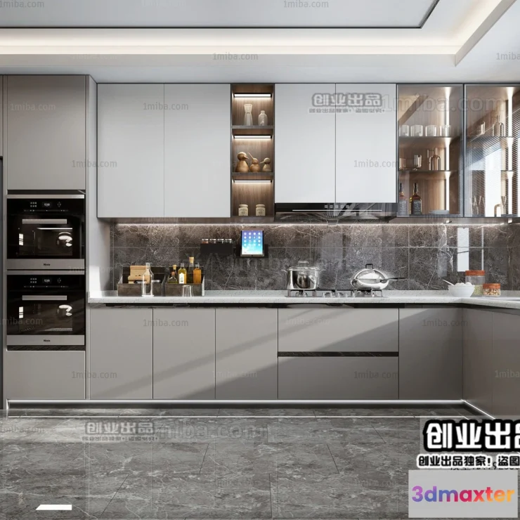 1387541 - Kitchen 3D Interior Scene - 3D Models - 010 3D Max