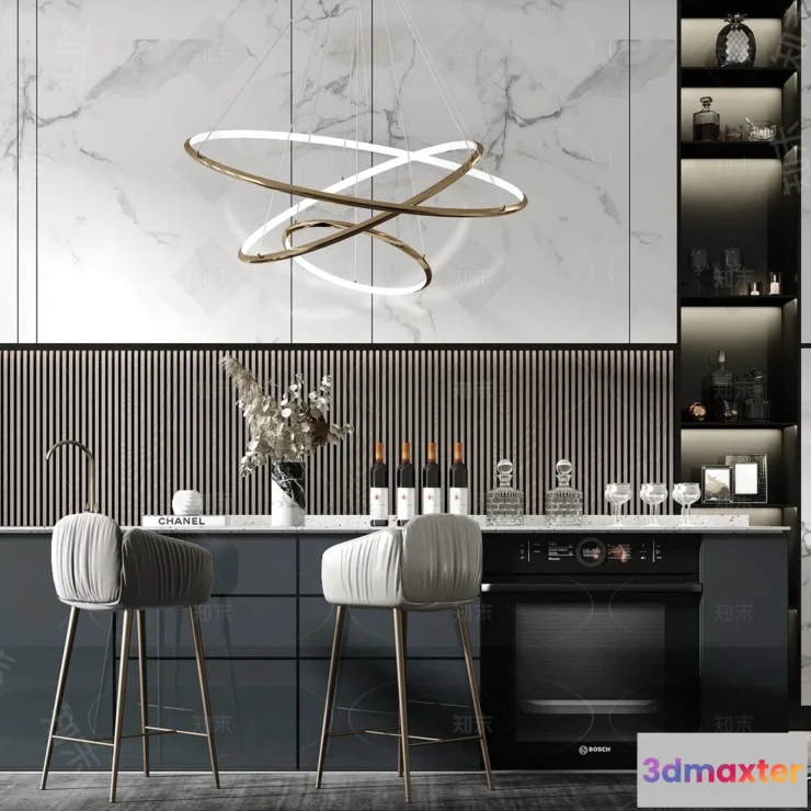 1387627 - Kitchen - 3D Models - 3D Interior Scenes - 106 3D Max