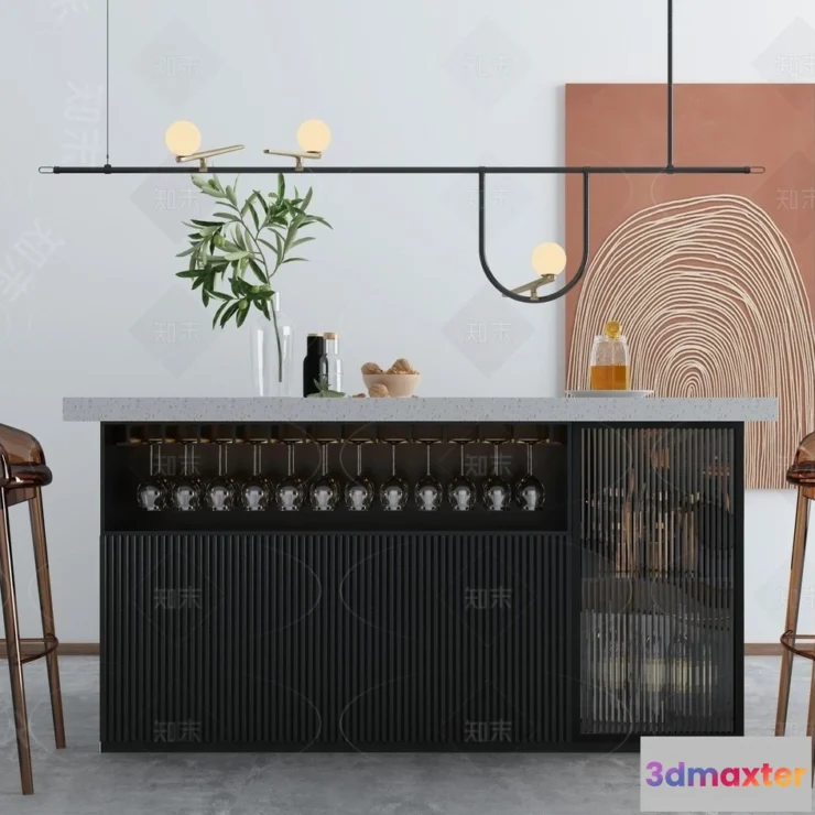 1387687 - Kitchen - 3D Models - 3D Interior Scenes - 107 3D Max