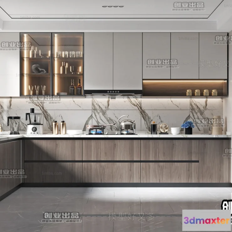 1387700 - Kitchen 3D Interior Scene - 3D Models - 012 3D Max