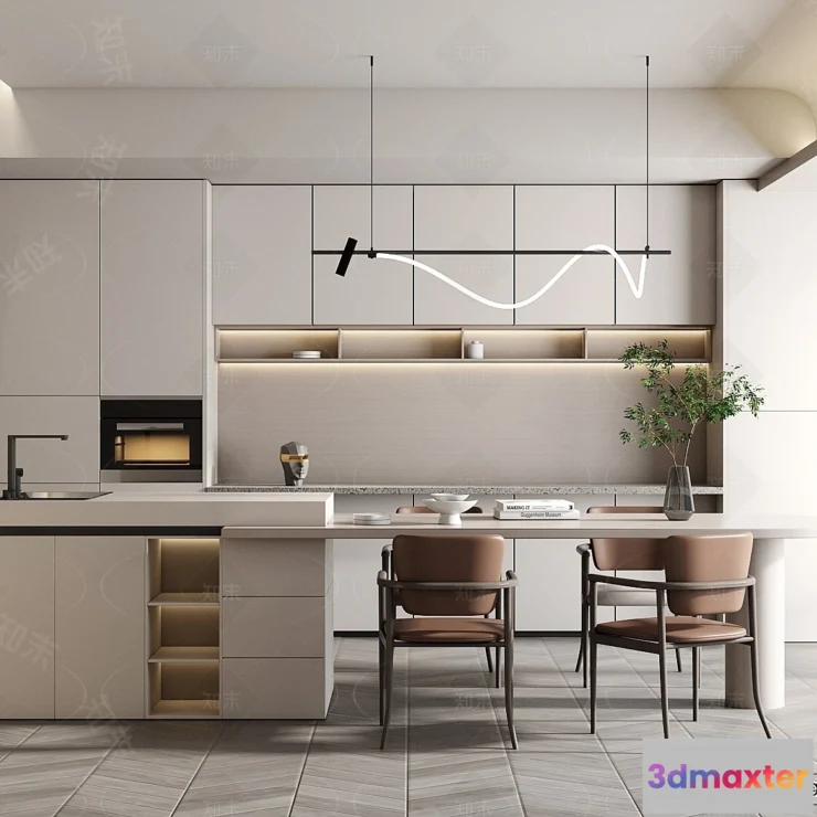 1388022 - Kitchen - 3D Models - 3D Interior Scenes - 112 3D Max
