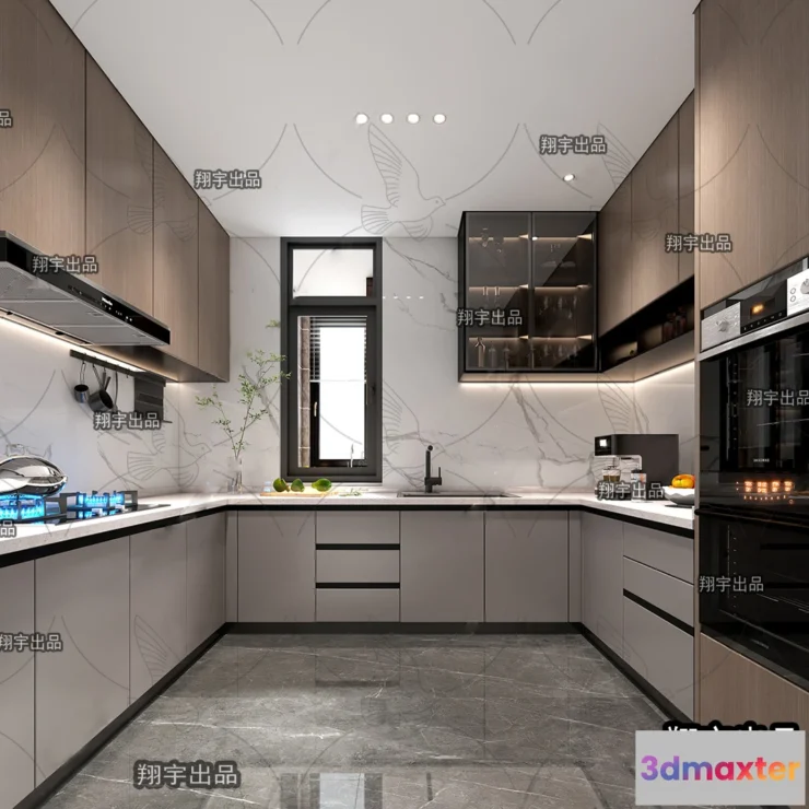 1388352 - Kitchen 3D Interior Scene - 3D Models - 022 3D Max