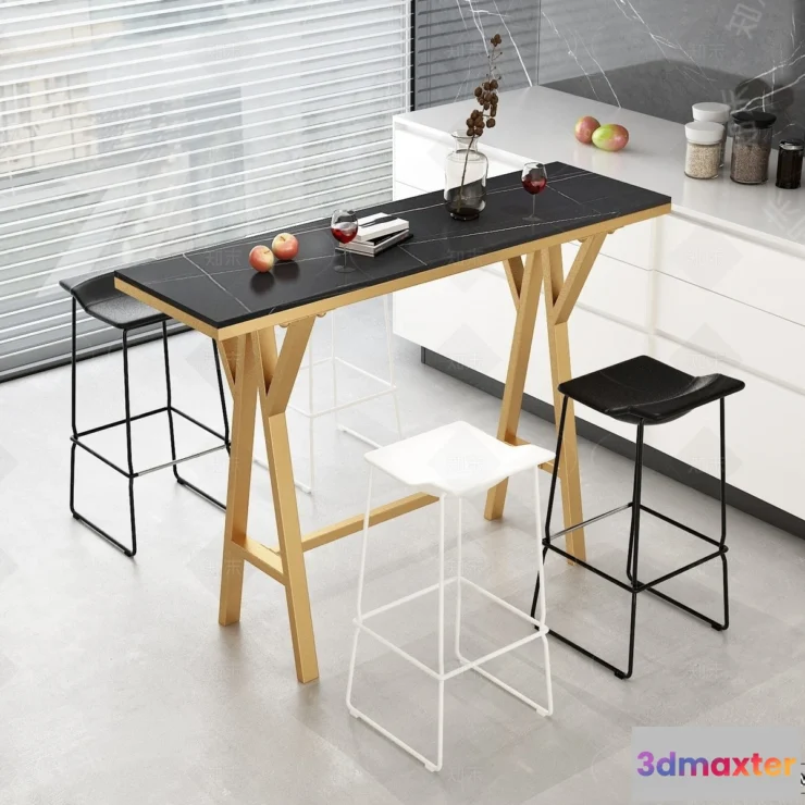 1388481 - Kitchen - 3D Models - 3D Interior Scenes - 119 3D Max