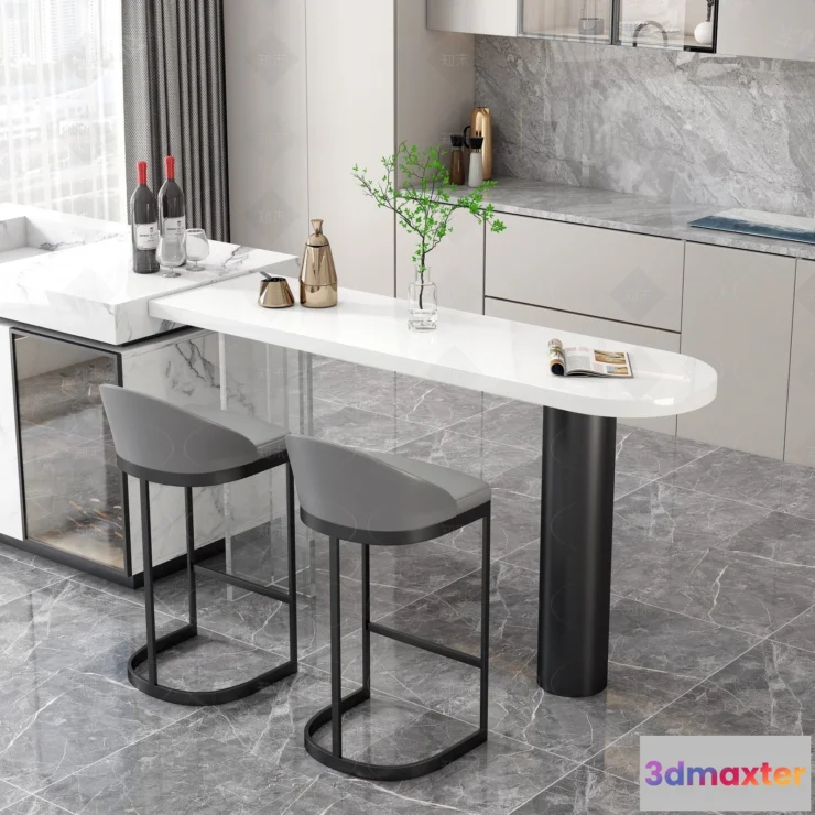 1388678 - Kitchen - 3D Models - 3D Interior Scenes - 122 3D Max