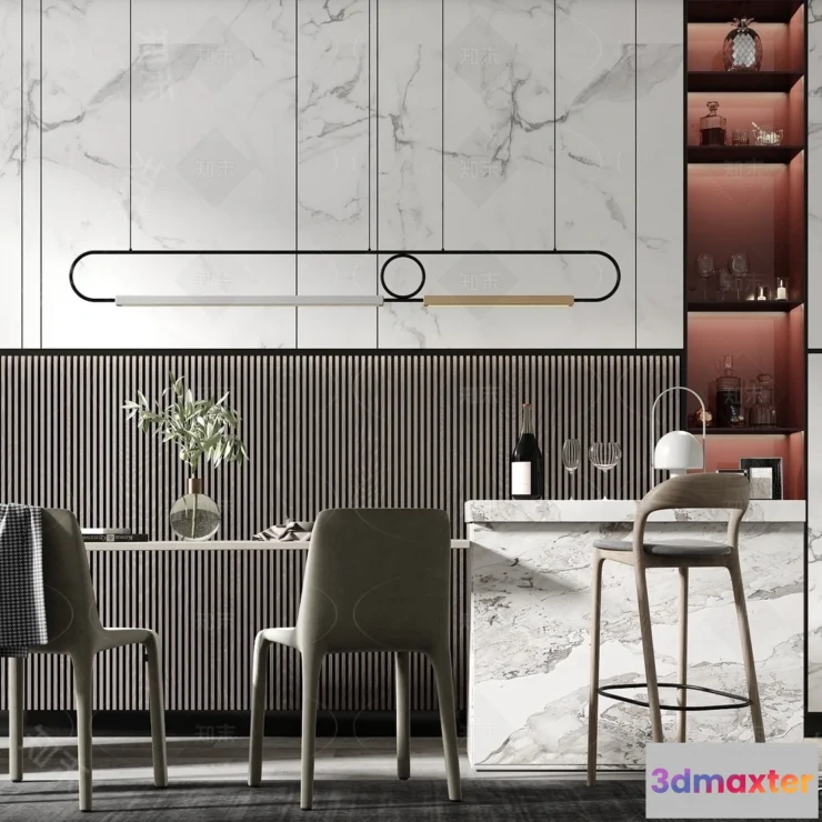 1388741 - Kitchen - 3D Models - 3D Interior Scenes - 123 3D Max