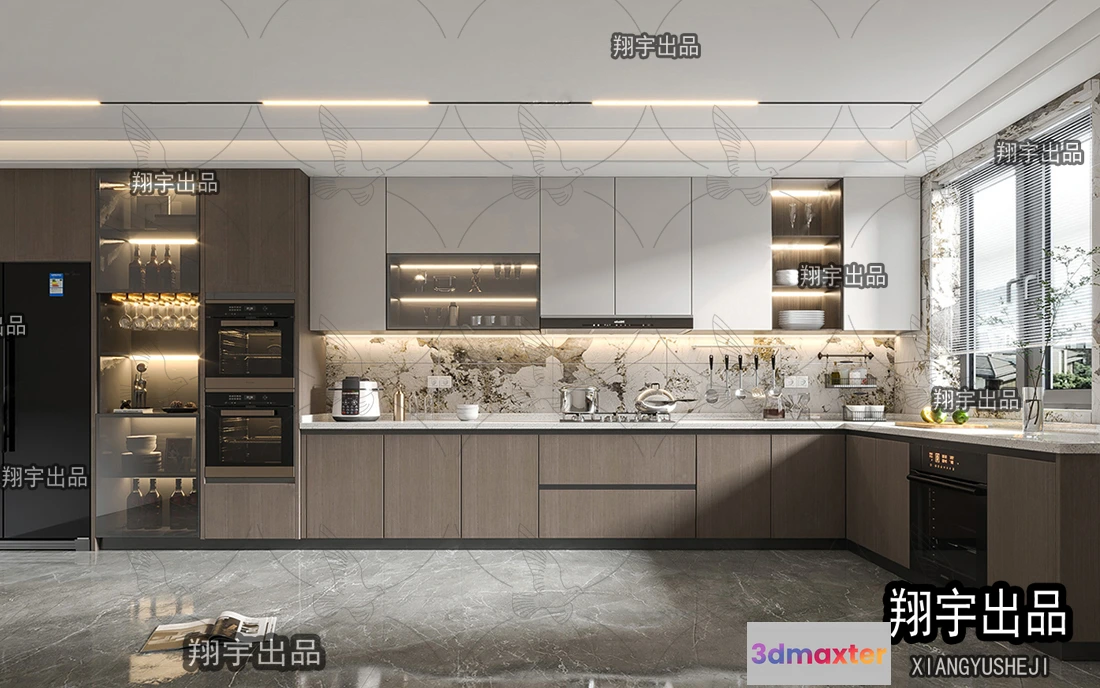 1388962 - Kitchen 3D Interior Scene - 3D Models - 031 3D Max