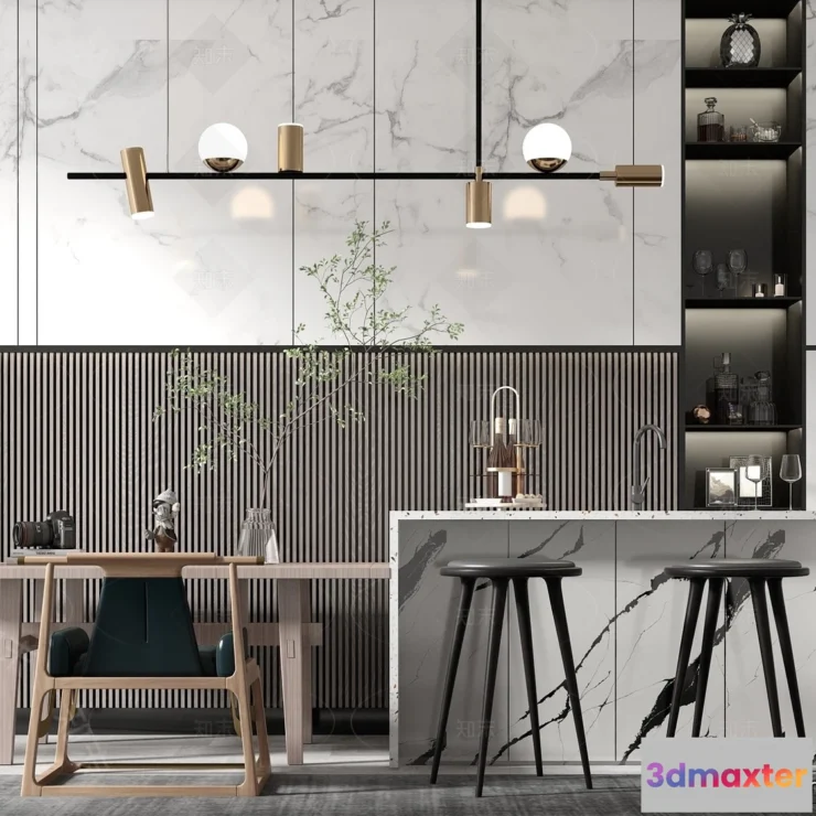 1389302 - Kitchen - 3D Models - 3D Interior Scenes - 131 3D Max