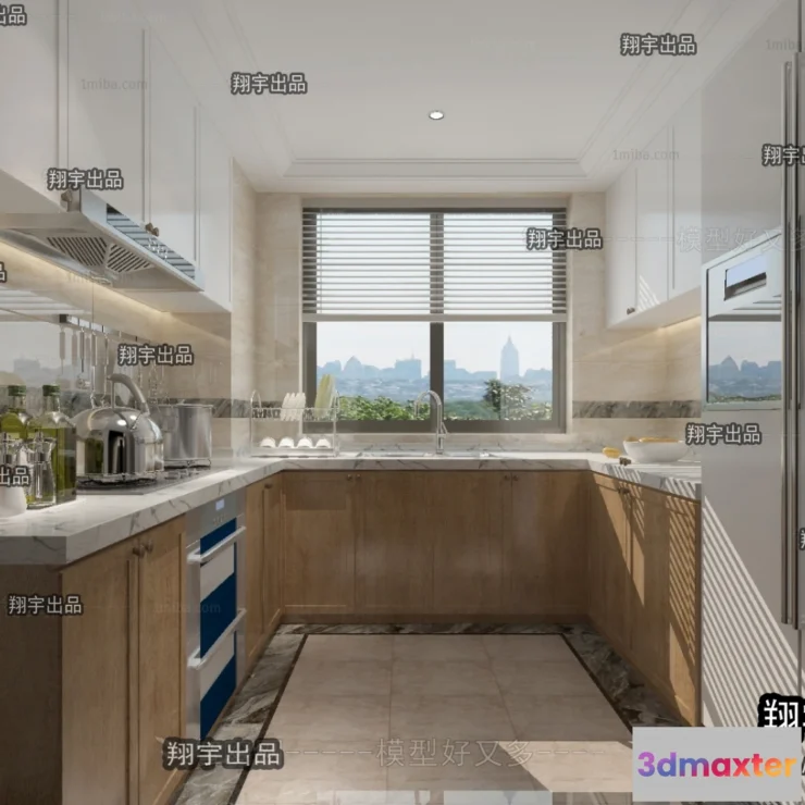 1389517 - Kitchen 3D Interior Scene - 3D Models - 039 3D Max