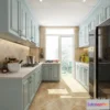 1389541 - Kitchen - Modern Style Interior 3D Scenes - 065 3D Max