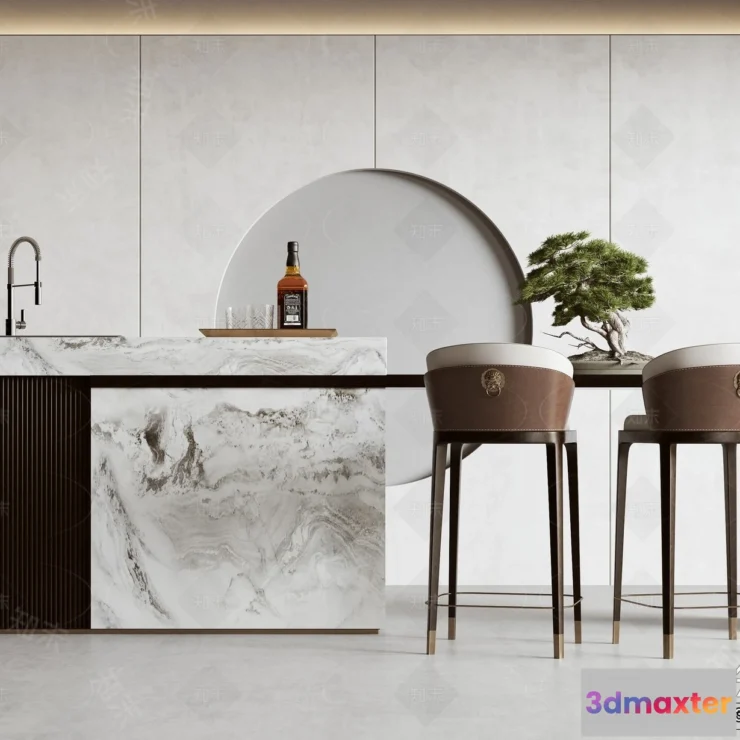 1389697 - Kitchen - 3D Models - 3D Interior Scenes - 137 3D Max