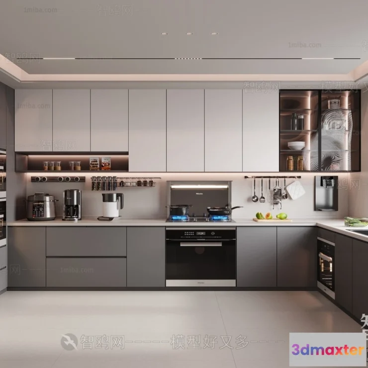 1390275 - Kitchen - 3D Models - 3D Interior Scenes - 146 3D Max