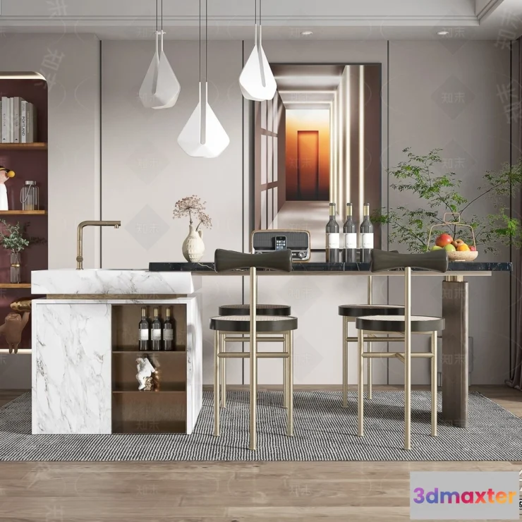 1390348 - Kitchen - 3D Models - 3D Interior Scenes - 147 3D Max