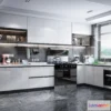 1390653 - Kitchen - 3D Interior Scene - Luxury Style - 003 3D Max