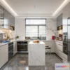 1390875 - Kitchen - Modern Style Interior 3D Scenes - 085 3D Max