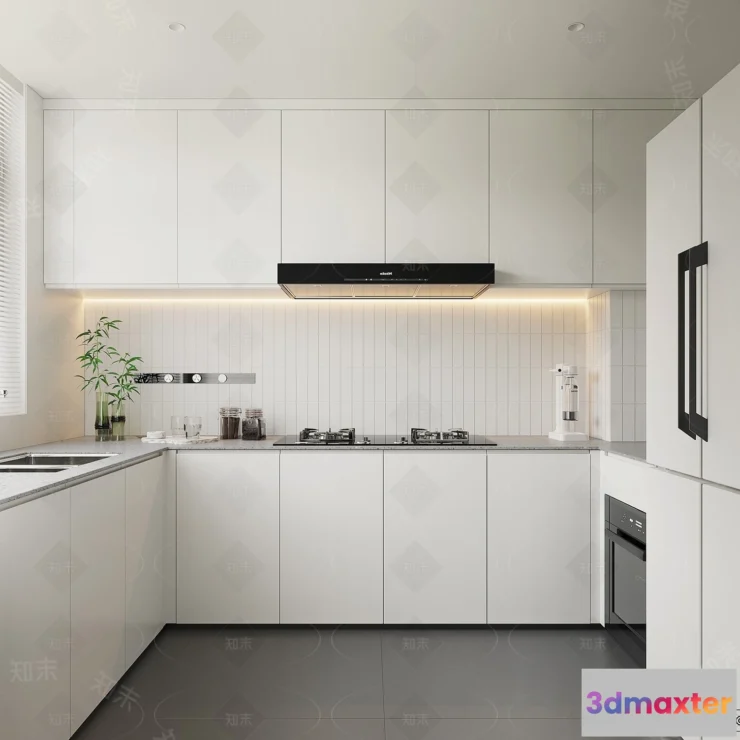 1390900 - Kitchen - 3D Models - 3D Interior Scenes - 156 3D Max