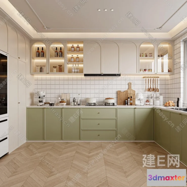1391031 - Kitchen - 3D Models - 3D Interior Scenes - 158 3D Max